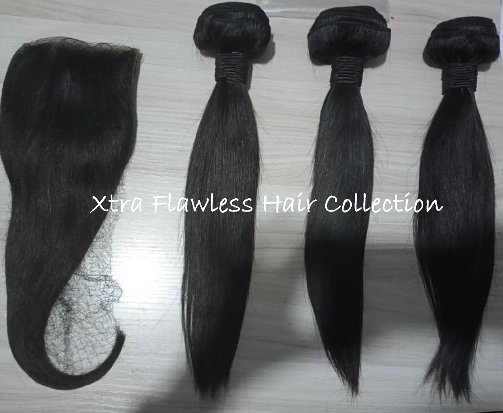 3pc Bundle & Closure Deal Wavy Bundle Deals | Pure Collection By Indique | Buy Now main image 3